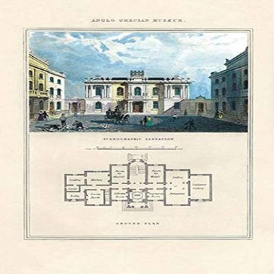Buyenlarge 'Anglo Grecian Museum' Paper Poster, 20 by 30-Inch