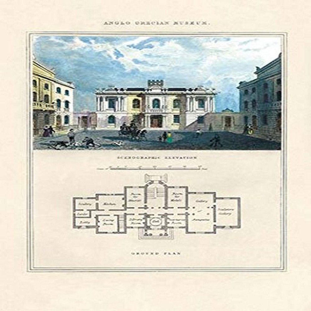 Buyenlarge 'Anglo Grecian Museum' Paper Poster, 20 by 30-Inch