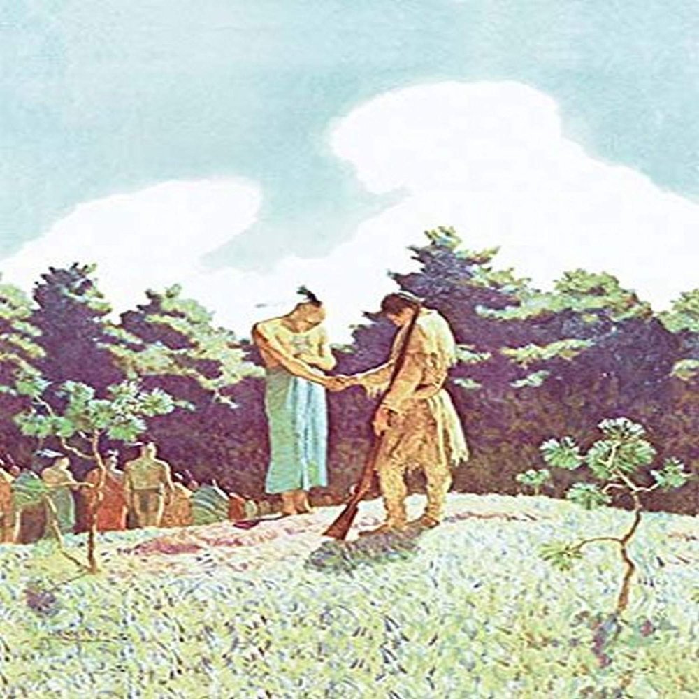 Buyenlarge 'The Burial of Uncas' Paper Poster, 20 by 30-Inch