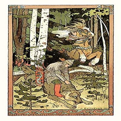 Buyenlarge 'Riding The Wolf' Paper Poster, 20 by 30-Inch