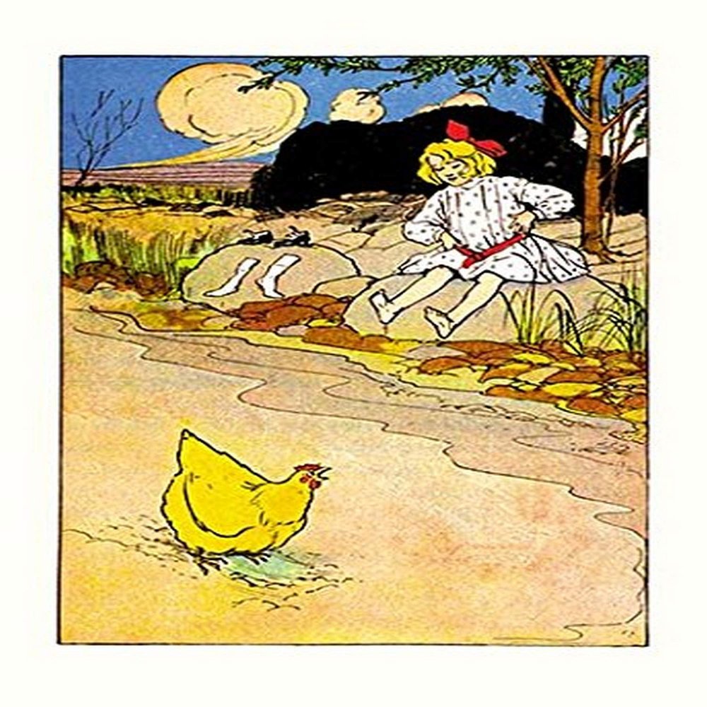 Buyenlarge 'Dorothy and Hen' Paper Poster, 20 by 30-Inch