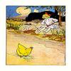 Buyenlarge 'Dorothy and Hen' Paper Poster, 20 by 30-Inch view 1