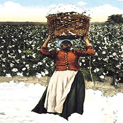 Buyenlarge 'Woman with Basket of Cotton' Paper Poster, 20 by 30-Inch