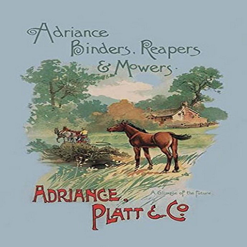Buyenlarge 'Adriance Binders, Reapers and Mowers' Paper Poster, 20 by 30-Inch