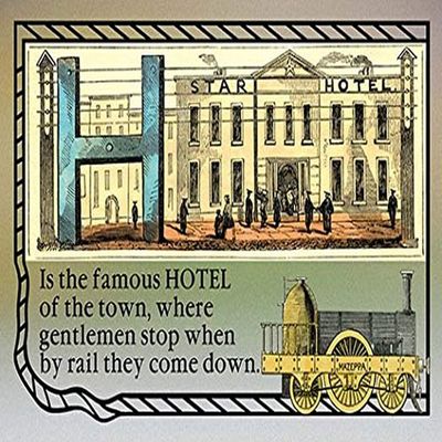 Buyenlarge 'H is The Famous Hotel' Paper Poster, 20 by 30-Inch