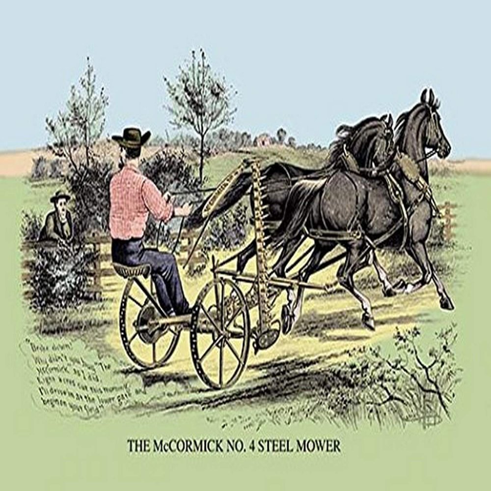 Buyenlarge 0-587-08160-0-P2030 'The McCormick No.4 Steel Mower' Paper Poster, 20 by 30-Inch