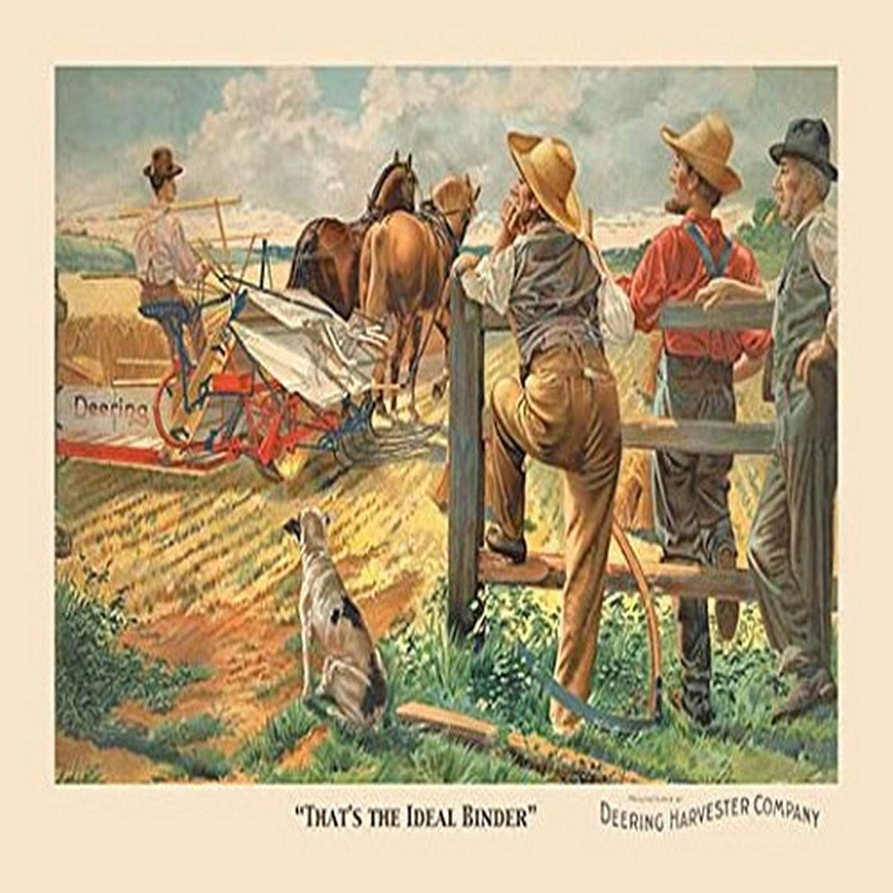 Buyenlarge 'That's The Ideal Binder-Deering Harvester Co.' Paper Poster, 20 by 30-Inch