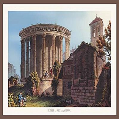 Buyenlarge 'Temple of Vesta at Tivoli' Paper Poster, 20 by 30-Inch