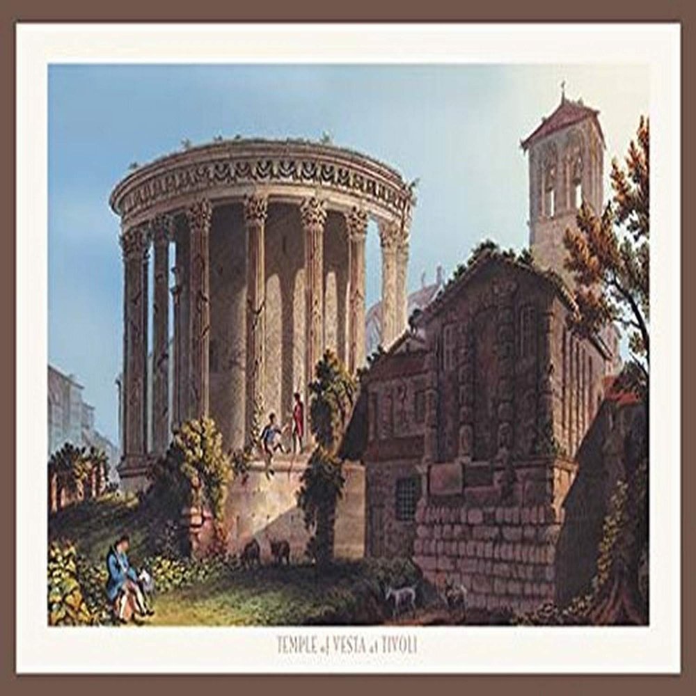Buyenlarge 'Temple of Vesta at Tivoli' Paper Poster, 20 by 30-Inch