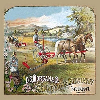 Buyenlarge 'D.S. Morgan Harvesting Machinery' Paper Poster, 20 by 30-Inch