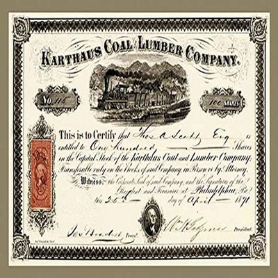 Buyenlarge 'Karthus Coal and Lumber Company' Paper Poster, 20 by 30-Inch