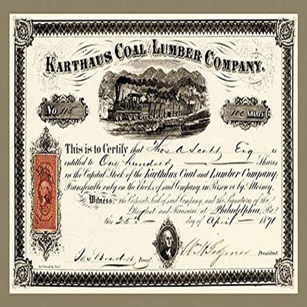 Buyenlarge 'Karthus Coal and Lumber Company' Paper Poster, 20 by 30-Inch