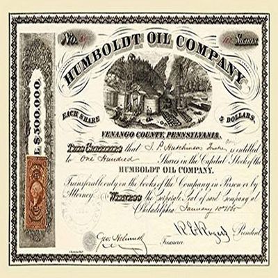 Buyenlarge 'Humboldt Oil Company' Paper Poster, 20 by 30-Inch