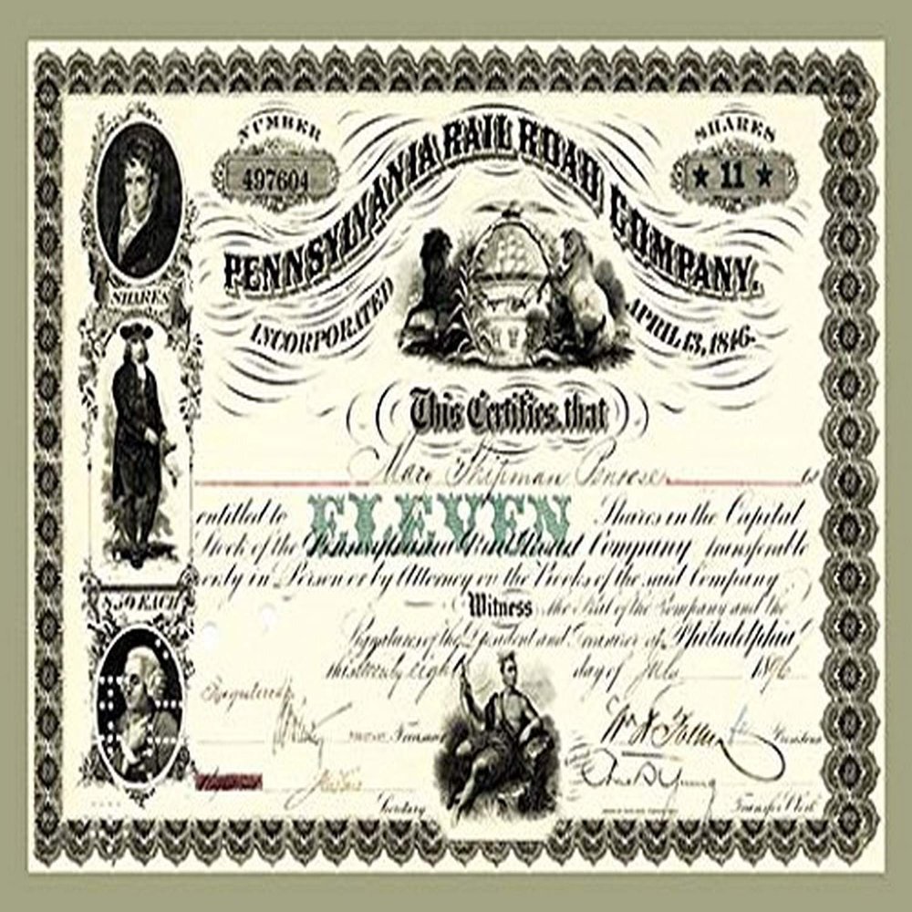 Buyenlarge 'Pennsylvania Railroad Company' Paper Poster, 20 by 30-Inch