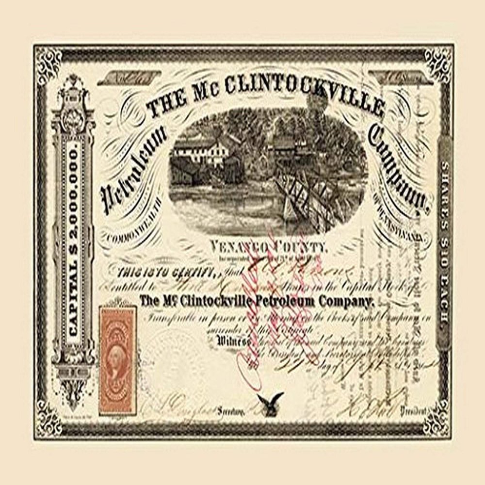 Buyenlarge 'The McClintockville Petroleum Company' Paper Poster, 20 by 30-Inch