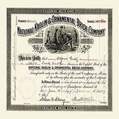 Buyenlarge 'National Kaolin and Ornamental Brick Company' Paper Poster, 20 by 30-Inch