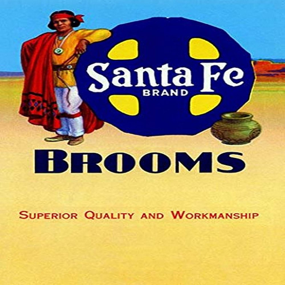 Buyenlarge 'Sante Fe Brand Brooms' Paper Poster, 20 by 30-Inch