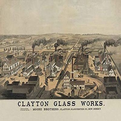 Buyenlarge 'Clayton Glass Works' Paper Poster, 20 by 30-Inch