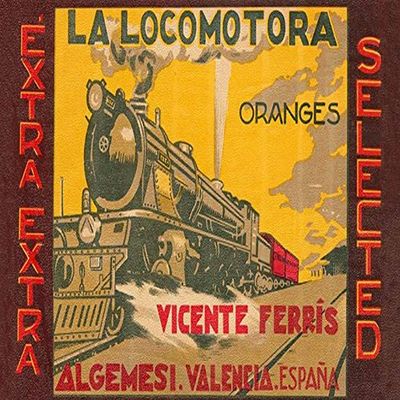Buyenlarge 'La Locomotora Extra Selected Oranges' Paper Poster, 20 by 30-Inch