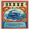 Buyenlarge '9XXXX Steam Train Broom Label' Paper Poster, 20 by 30-Inch view 1
