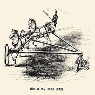 Buyenlarge 'Mechanical Horse Brake' Paper Poster, 20 by 30-Inch