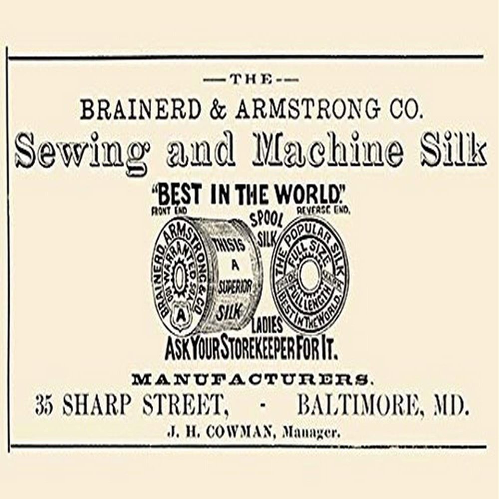 Buyenlarge 'Brainerd and Armstrong Co. Sewing and Machine Silk' Paper Poster, 20 by 30-Inch
