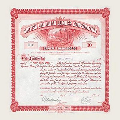 Buyenlarge 'British Canadian Lumber Corporation' Paper Poster, 20 by 30-Inch