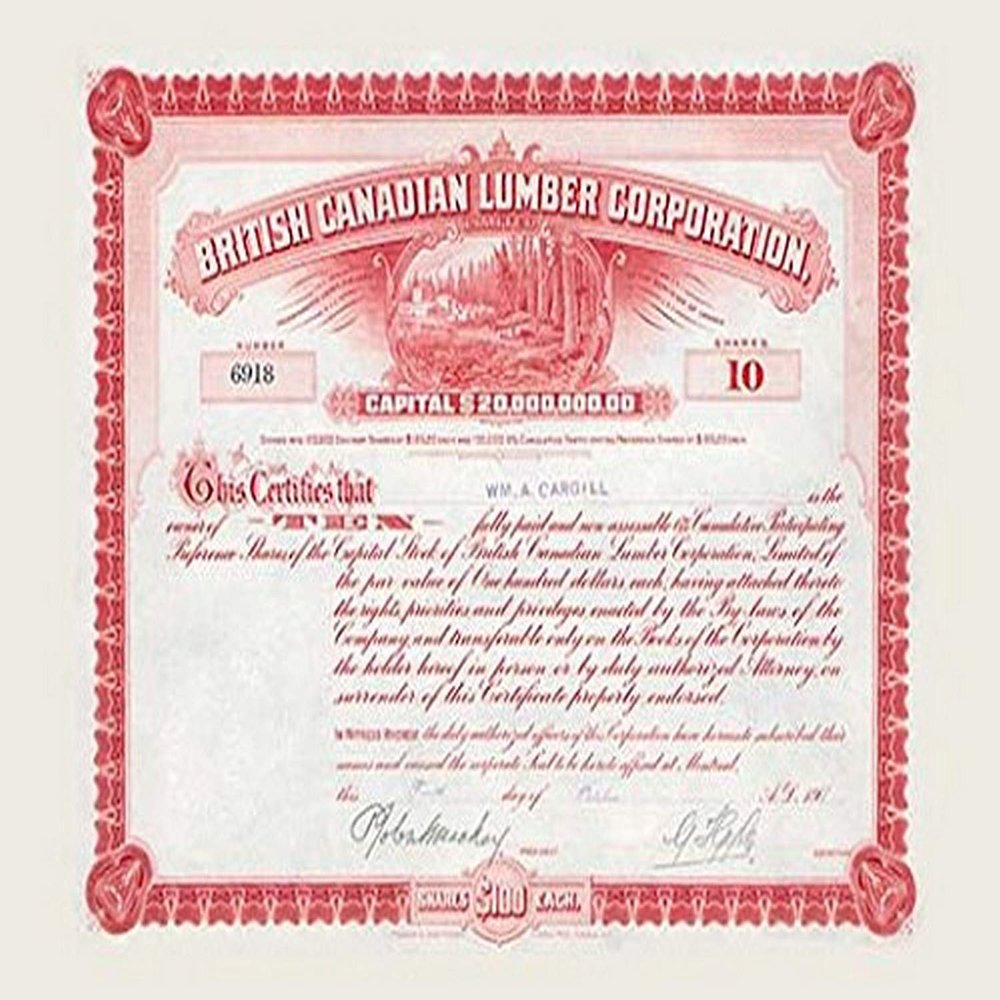 Buyenlarge 'British Canadian Lumber Corporation' Paper Poster, 20 by 30-Inch