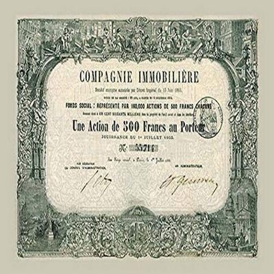 Buyenlarge 'Compagnie Immobiliere' Paper Poster, 20 by 30-Inch