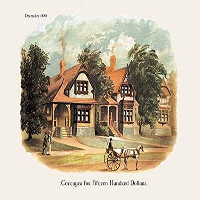 Buyenlarge 'Cottages for Fifteen Hundred Dollars' Paper Poster, 20 by 30-Inch