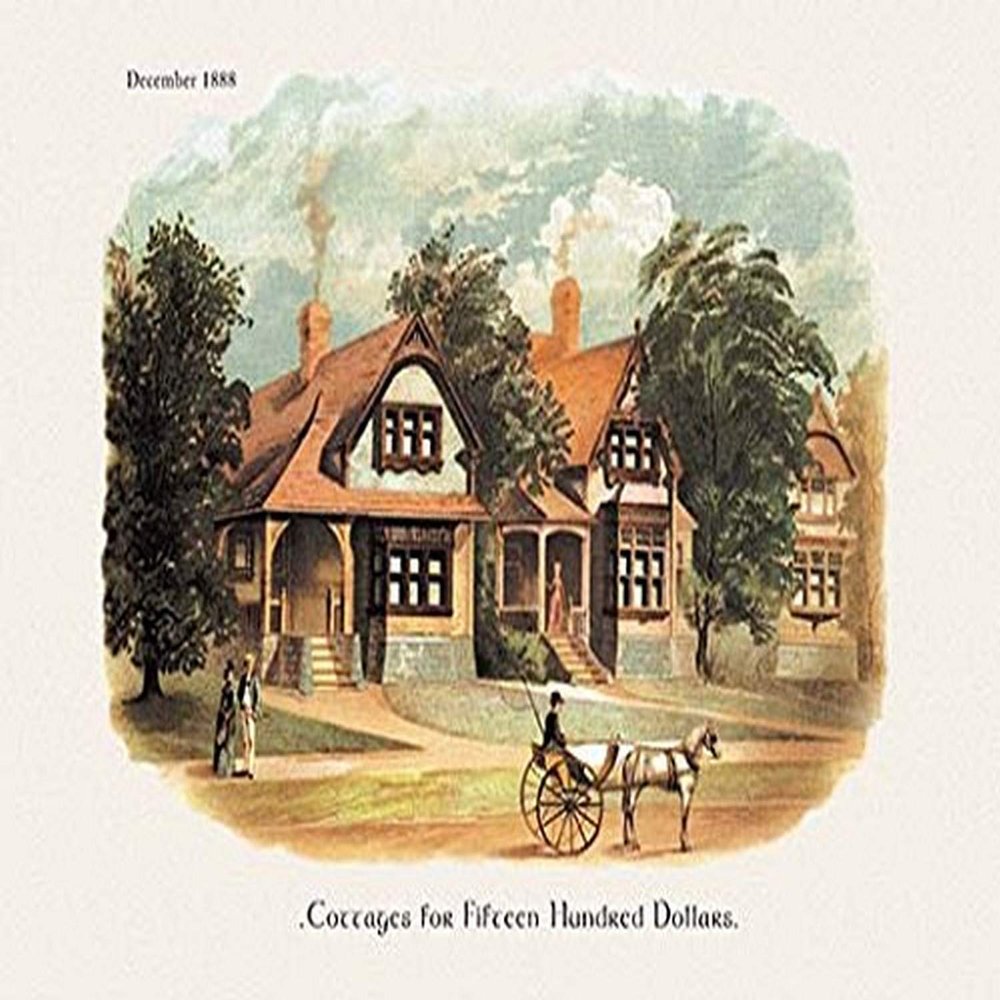 Buyenlarge 'Cottages for Fifteen Hundred Dollars' Paper Poster, 20 by 30-Inch