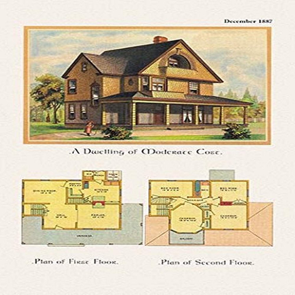 Buyenlarge 'A Dwelling of Moderate Cost' Paper Poster, 20 by 30-Inch