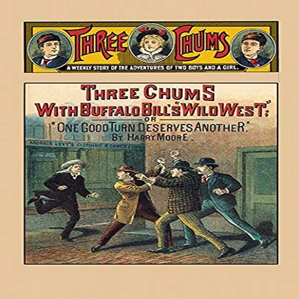 Buyenlarge 'Three Chums: Buffalo Bill's Wild West, or One Good Turn Paper Poster' Paper Poster, 20 by 30-Inch