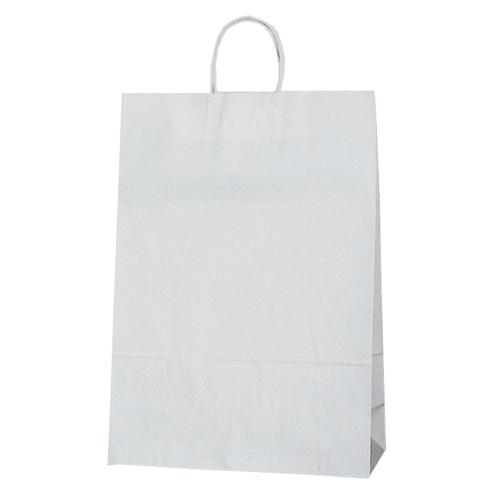 Shimojima Heiko 003287000 Handbag, Paper Bags, 25CB Standard, Shiro, 13.4 x 5.5 x 18.9 inches (34 x 14 x 48 cm), 50 Sheets