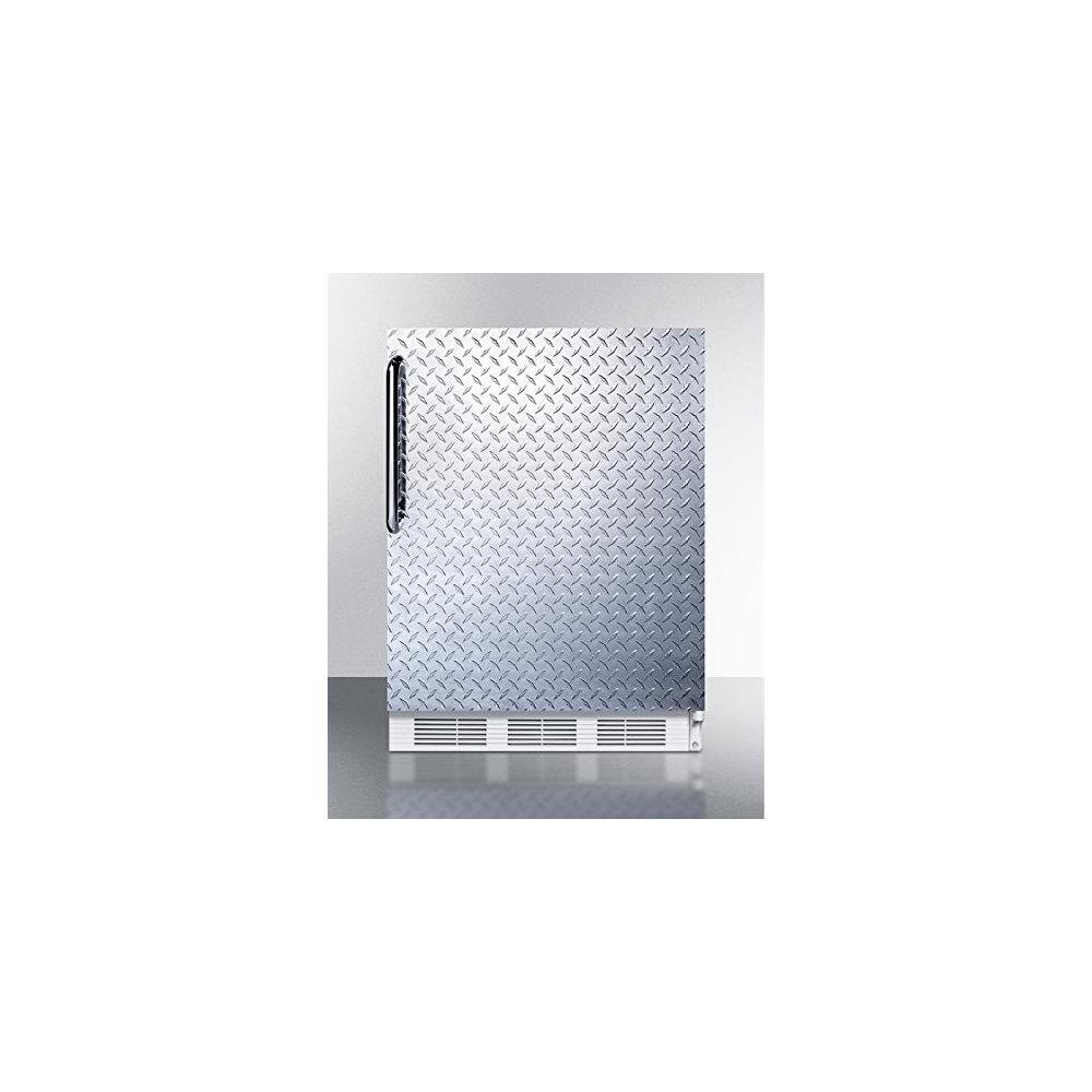 Summit CT661BIDPLADA Refrigerator, Silver