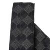 BalsaCircle 54-Inch Wide x 4 Yards Black and Silver Checkered Fabric by The Bolt - Sewing Craft Wedding Party Draping Supplies view 1