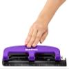 Brother PaperPro-Bostitch 2105 inPRESS 3-Hole Punch, 12-Sheet Capacity, Purple/Black view 3