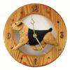 Black and TAN Norfolk Terrier Wall Clock in Light Oak by Michael Park view 1