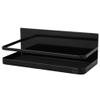 Yamazaki 2523 Magnetic Spice Rack, Black, Approx. W 9.6 x D 4.3 x H 3.3 inches (24.5 x 11 x 8.5 cm), Tower Seasoning Rack, Kitchen Storage view 1