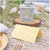 JAM PAPER Printable Place Cards - 3 3/4 x 1 3/4 - Natural Parchment - 12/Pack view 3