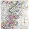 1944 Fisk Mississippi Meander Map Ancient River Bed Sheet 4 - Map Reproduction 16 X 24 inches view 1