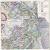 1944 Fisk Mississippi Meander Map Ancient River Bed Sheet 5 - Map Reproduction 16 X 24 inches view 1