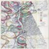 1944 Fisk Mississippi Meander Map Ancient River Bed Sheet 12 - Map Reproduction 16 X 24 inches view 1