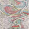 1944 Fisk Mississippi Meander Map Ancient River Bed Sheet 14 - Map Reproduction 16 X 24 inches view 3