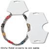 Necklace Fold overs Self-Adhesive in White 2 1/4 W x 5 1/4 H Inches - Box of 500 view 2