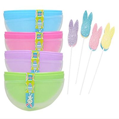Extra Large Easter Egg Containers With Clear Lids Set of 4
