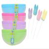 Extra Large Easter Egg Containers With Clear Lids Set of 4 view 1