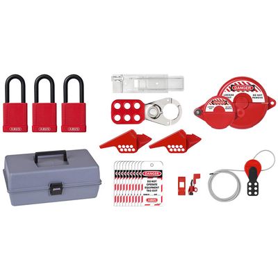 ABUS K930 Safety Lockout Tagout Electrical, Valve Toolbox Kit