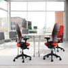 Steelcase Leap Plus Desk Chair in Buzz2 Crocus Fabric - 500 lb Weight Capacity - 4-Way Highly Adjustable Arms - Black Frame and Base - Standard Carpet Casters view 4