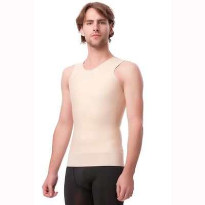 Isavela MG05 Stage 2 Vest Tank with 3" Waist Elastic Band-Large-Beige